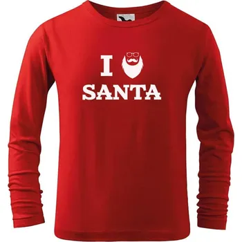Dětská móda DOBRÝ TRIKO Dětské vánoční triko Santa Velikost: 146/10 let, Barva: Červená