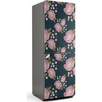 Fototapeta Samolepicí Samolepka Na Ledničku, fólie do kuchyně – jednoduchý květinový vzor