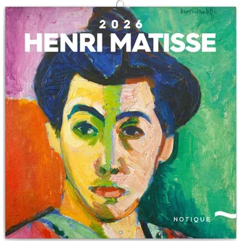 Kalendář NOTIQUE Poznámkový kalendář Henri Matisse 2026, 30 x 30 cm