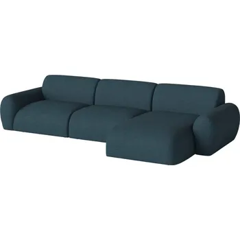 Sedací souprava Bolia Rohová sedací souprava Núvol pravá s lenoškou, dust blue