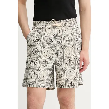 Bavlněné šortky Les Deux Harry 1000109 béžová 80X, vel. L