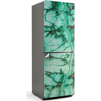 Fototapeta Samolepicí nálepka na ledničku Snadné čištění Vzor malachitu v detailu