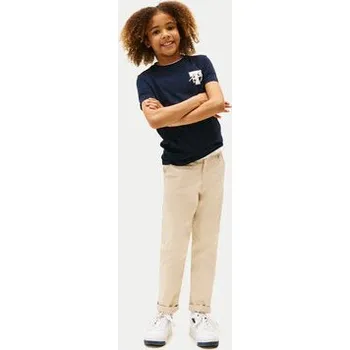 Pánské tričko Tommy Hilfiger T-Shirt Varsity Graphic KB0KB09868 Tmavomodrá Regular Fit 16Y