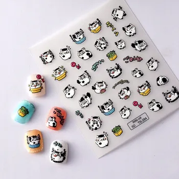 Samolepky na nehty 3D samolepicí vystouplé vzory - KOČKY