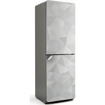 Fototapeta Samolepka s s potiskem Grafiky na Lednici Bez Bublinek Vzor 3D mnohoúhelníků