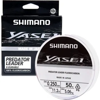 Boilies Shimano Line Yasei Fluoro 50m -šedý 0,220 mm 3,59 kg