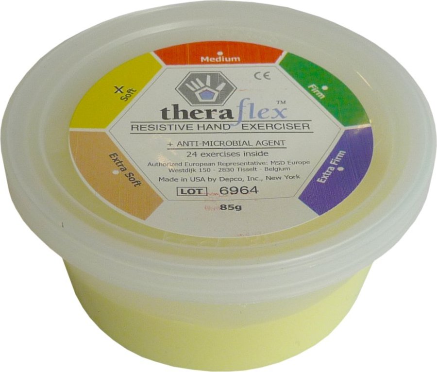 Theraflex Putty posilovací hmota 85g Barva: Žlutá