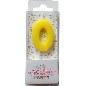 Dortová svíčka ScrapCooking Svíčka na dort žlutá 0
