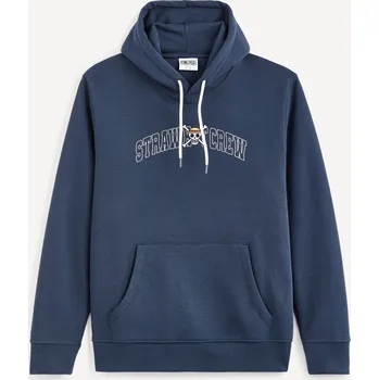 Pánská mikina Celio Mikina One Piece 1116264 Tmavě modrá XXS