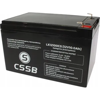 Záložní baterie Akumulátor Lamex 12V 10Ah