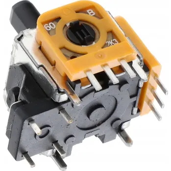 Herní příslušenství Joystick, analog V14 3D pro ovladače DualSense PS5, oranžový ORG