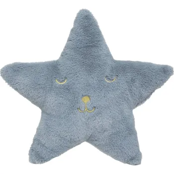 Polštář Atmosphera Dětský polštář USMĚVAVÁ HVĚZDIČKA - modrá 39 x 39 cm