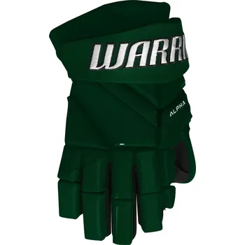 Hokejové rukavice Hokejové rukavice Warrior Alpha LX3 Team Green Senior 15 palců