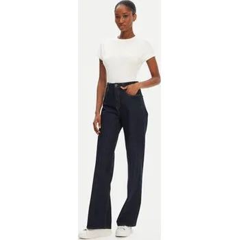 Pánské tričko Tommy Hilfiger T-Shirt WW0WW45731 Écru Slim Fit M