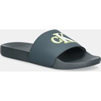 Dámská obuv Pantofle Calvin Klein Jeans SLIDE JELLY MONO PU YM0YM01281 šedá 90X, EUR 41