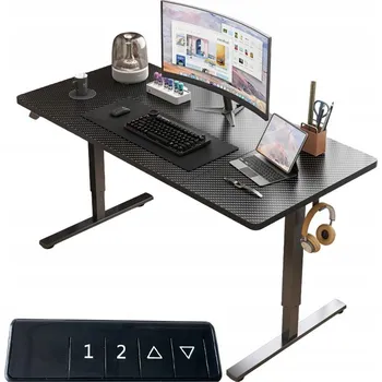 Obdélníkový psací stůl Rebiko 120 x 60 x 72 cm černý