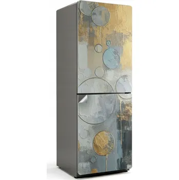 Fototapeta Samolepka na ledničku do bytu Samolepicí Abstraktní malířské kruhy