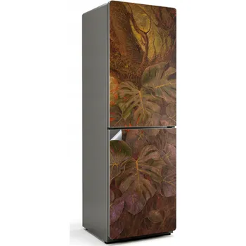 Fototapeta Dekorativní Samolepicí nálepka na ledničku Tropické listy v přiblížení