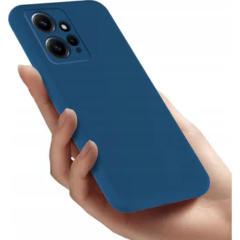 Pouzdro na mobilní telefon Zadní Kryt RCBR pro Xiaomi Redmi Note 12 4G SILICON CASE modrý