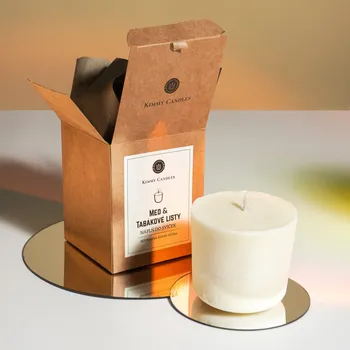 Svíčka Kimmy Candles Náplň do svíček - Med & Tabákové listy 220 g