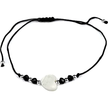 Krejčovské nůžky Annie's Knit Náramek se srdíčkem –⁠⁠⁠⁠⁠⁠ černý