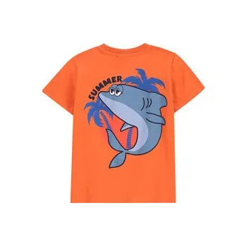 Pánské tričko Coccodrillo T-Shirt WC5143202HBK Oranžová Regular Fit 116