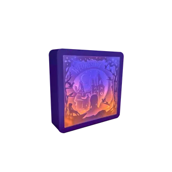 Kniha Wednesday LED Světlo