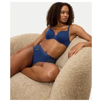 Podprsenka Triumph Podprsenka s kosticemi Wild Azalea 10219874 Modrá 80E