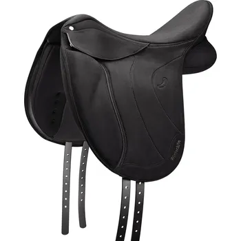 Jezdectví WINTEC Sedlo drezurní WintecLite Deluxe, černé Velikost posedlí: 17,5", Šířka komory: střední