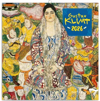 Kalendář NOTIQUE Poznámkový kalendář Gustav Klimt 2026, 30 x 30 cm