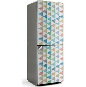 Fototapeta Designová Samolepicí nálepka na ledničku Vzor geometrických trojúhelníků