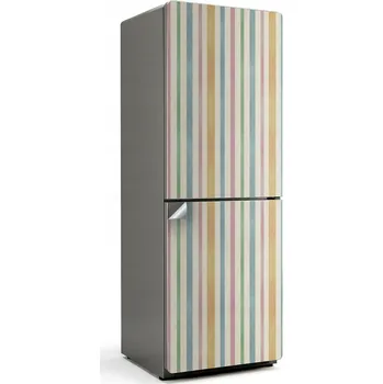 Fototapeta Samolepicí Bubble Free na ledničku s proužky v jemných tónech