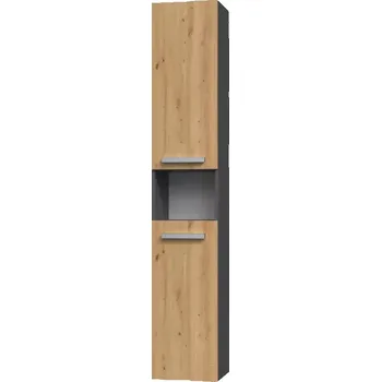 Koupelnový nábytek Koupelnová skříňka Noeli III antracit/dub artisan - SLEVA 3% s kodem radost25