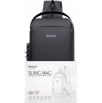Yesido WB46 7palcová taška přes rameno (voděodolná), ČERNÁ