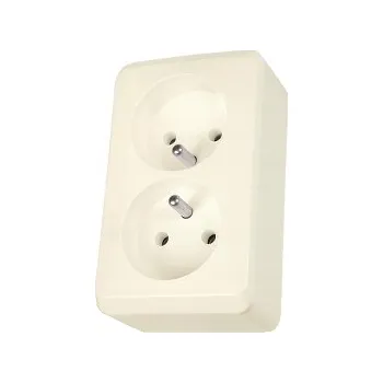 Elektrická zásuvka Béžová nástěnná Elektrická Zásuvka Schneider Electric