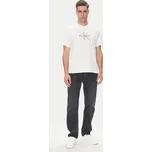Calvin Klein Jeans T-Shirt Hero Monologo LV04RB862G Bílá Regular Fit S