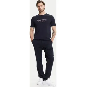 Pánské oblečení Tommy Hilfiger T-Shirt Brand Love MW0MW40324 Tmavomodrá Regular Fit L