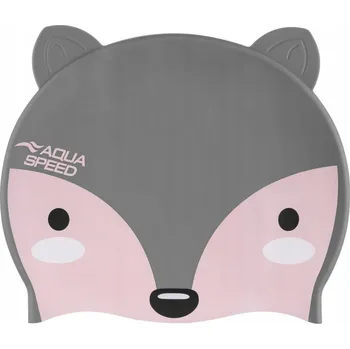 Plavecká čepice Plavecká čepice pro děti Silikonová Aqua Speed šedá