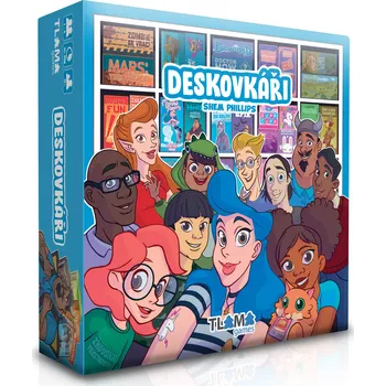 Desková hra TLAMA games: Deskovkáři (Shelfie Stacker CZ)