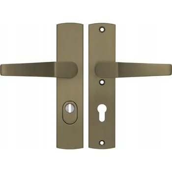 Dveřní kování AXA Vnější klika ARROW FLEX rozteč 72mm, F4 staré zlato