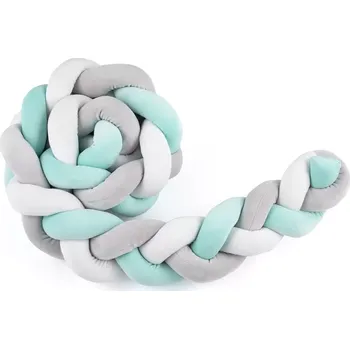 Dětské zboží PETITE&MARS Mantinel pletený Mellow 180 cm Teal