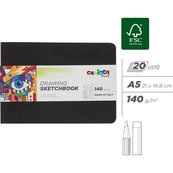 Carioca PLUS skicák A5 - 20 listů