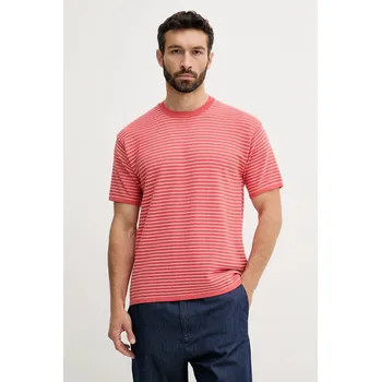 Pánská móda Bavlněné tričko United Colors of Benetton 1195K109V růžová 38X, vel. M