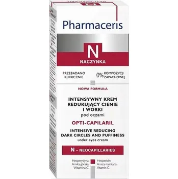 Pleťový krém Pharmaceris N Opti-Capilaril Krém redukující kruhy a váčky pod očima 15 ml
