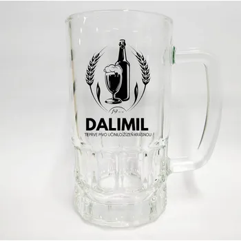 Sklenice Skleněný půllitr se jménem Dalimil v1
