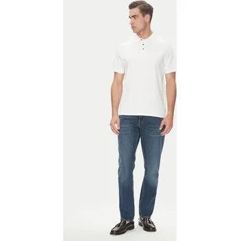 Pánská móda Calvin Klein Polokošile Supima LV04LB276G Bílá Regular Fit L