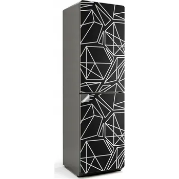 Fototapeta Moderní Maskovací Nálepka na Lednici Abstraktní Geometrický Vzor