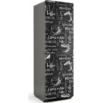 Fototapeta Samolepicí samolepka na ledničku Snadná Aplikace - Motiv kávových šálků