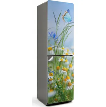 Fototapeta Samolepicí Samolepka Na Ledničku na ledničku do kuchyně s motýlem na louce