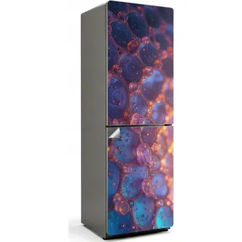 Fototapeta Originální ozdoba na lednici - samolepka Abstraktní bubliny a tvary